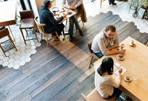 pub and restaurant floor