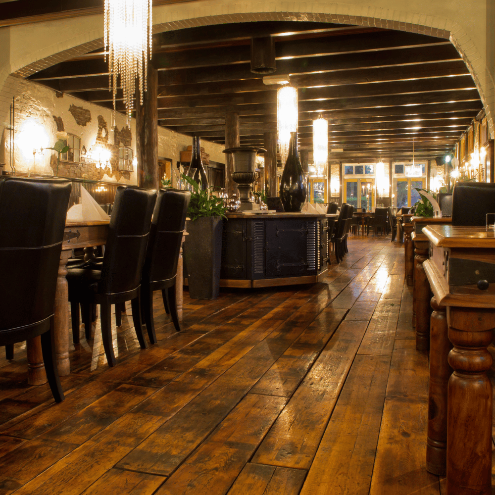 restaurant and pub floor