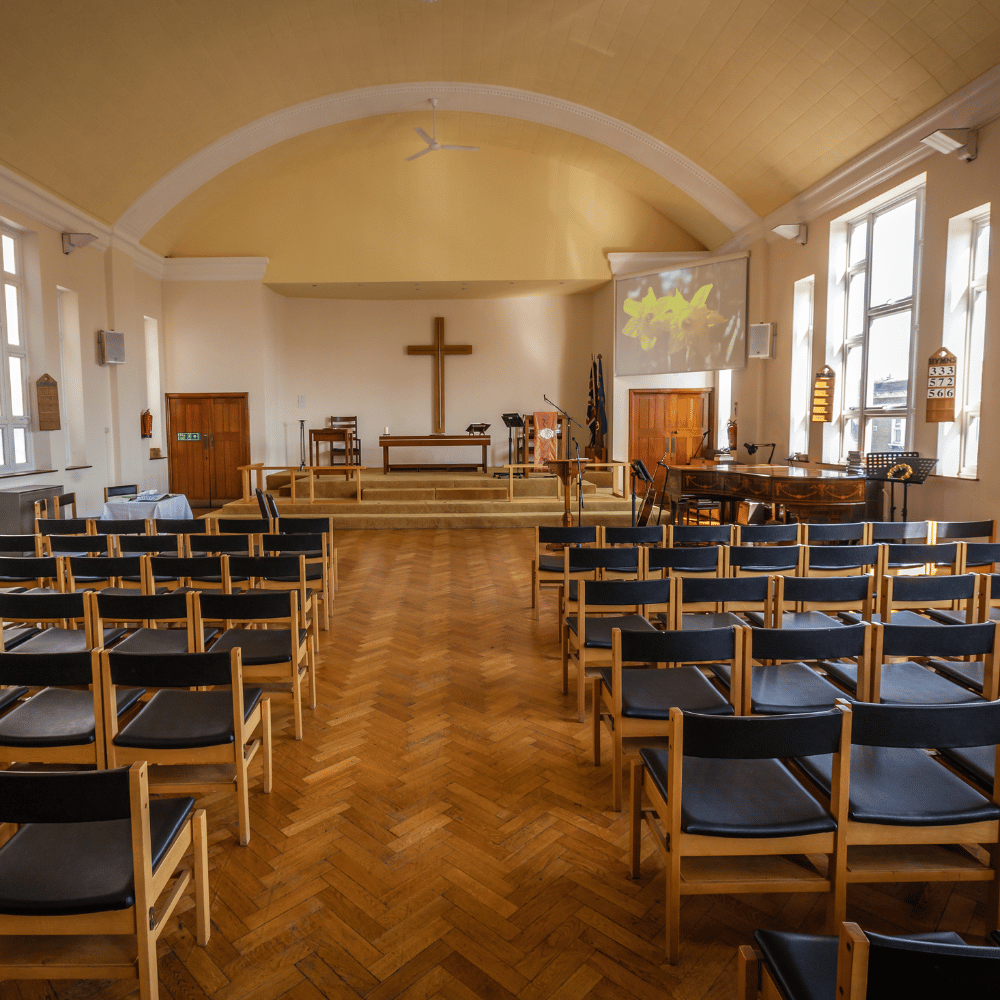 church hall floor