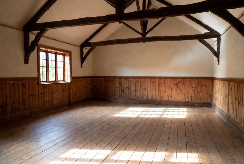 village hall floor restoration