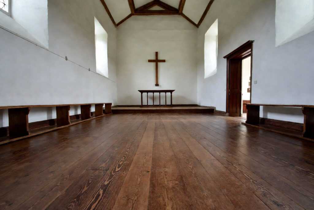 church hall floor restoration
