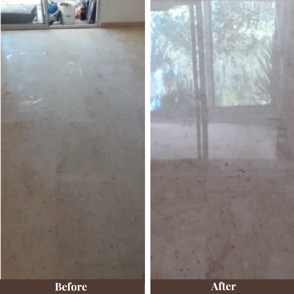 before and after floor restoration