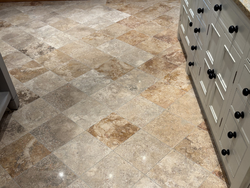 Limestone floor restoration